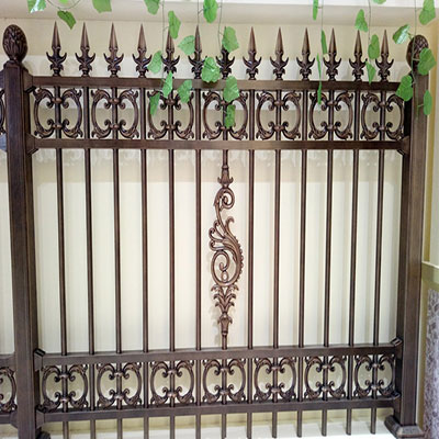 Galvanised Cheap metal Garden fence panels